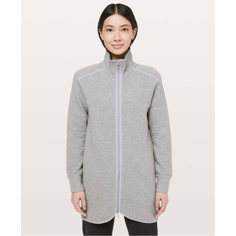 Lululemon On Repeat Zip Up Long Jacket